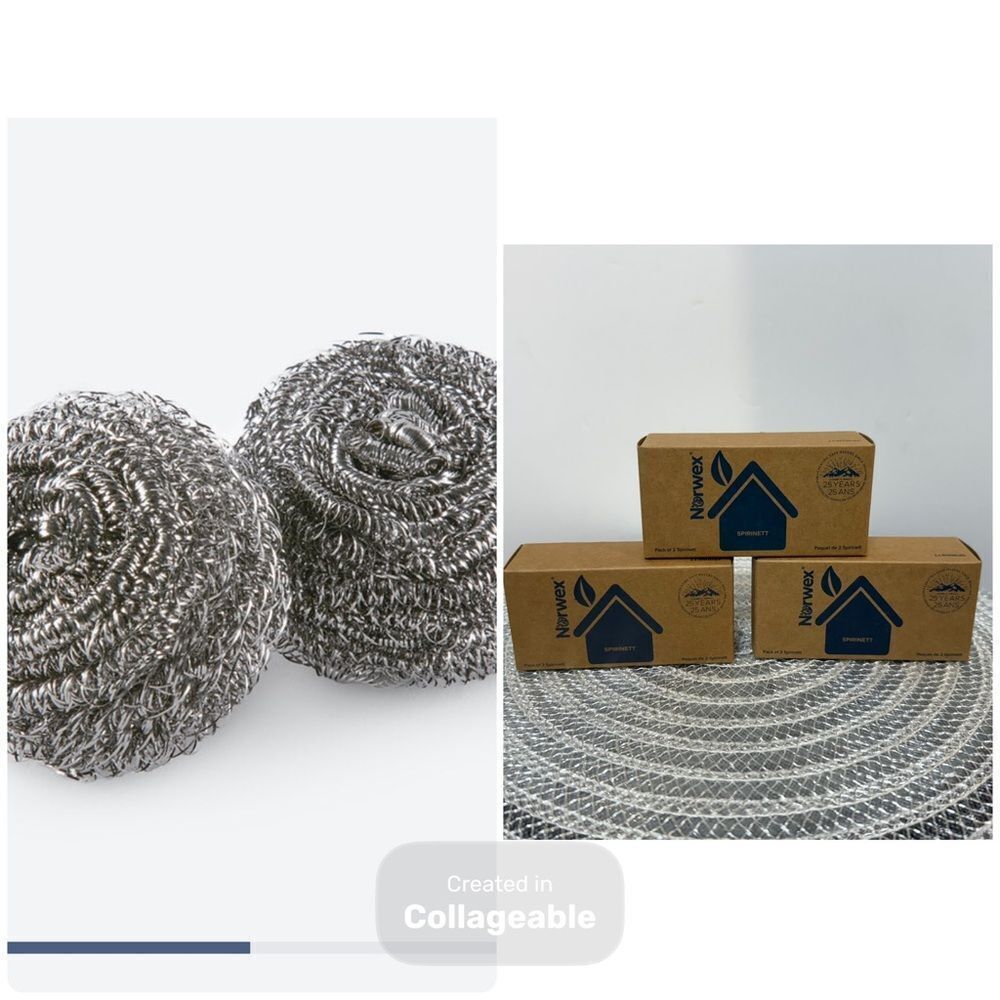 Norwex Spirinett Set of 3 Boxes Total of 6 Spirinetts NWT